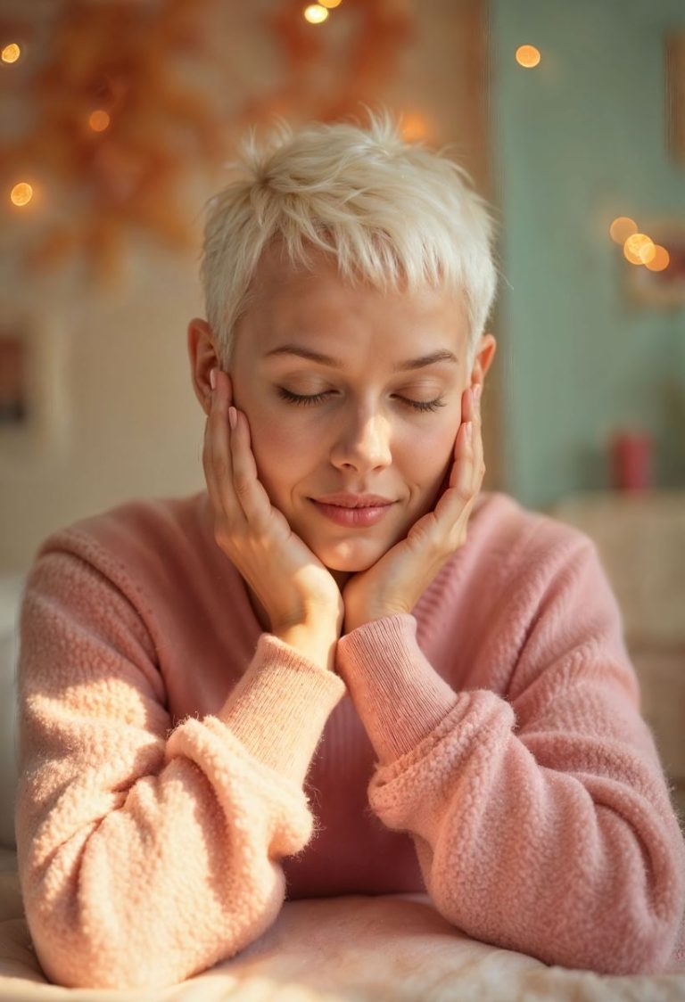 relachement mental fatigue mentale apaisement visage yeux fermes